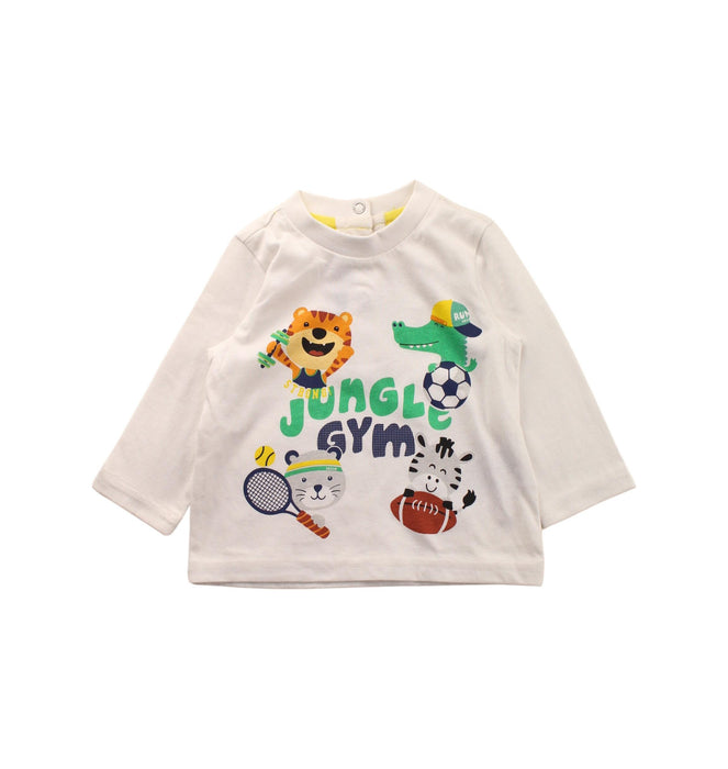 A White Long Sleeve T Shirts from Chicco in size 0-3M for boy. (Front View)