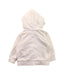 A White Zippered Sweatshirts from Chicco in size 0-3M for girl. (Back View)