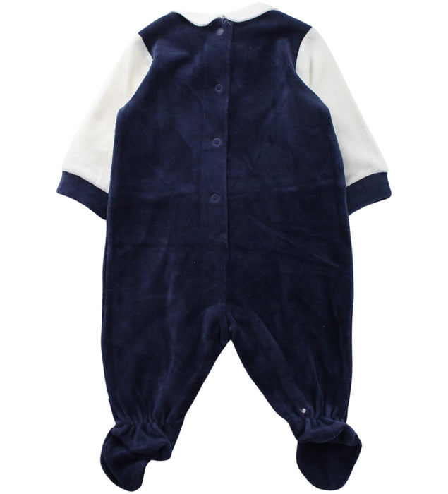 A Blue Onesies from Chicco in size 0-3M for boy. (Back View)