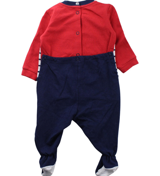 A Blue Onesies from Chicco in size 0-3M for boy. (Back View)