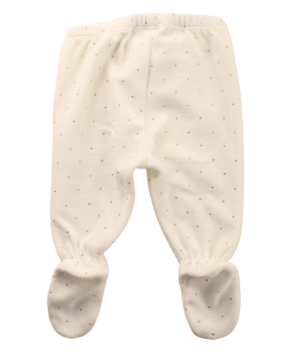 A White Sweatpants from Chicco in size 0-3M for girl. (Back View)