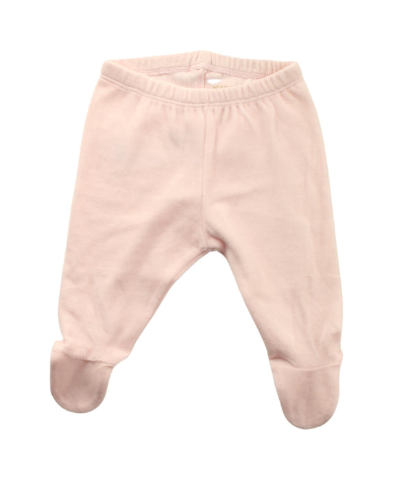 A Pink Sweatpants from Chicco in size 0-3M for girl. (Front View)