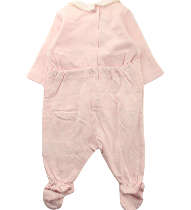 A Pink Onesies from Chicco in size 0-3M for girl. (Back View)