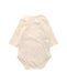 A White Long Sleeve Bodysuits from Chicco in size 0-3M for girl. (Back View)