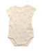 A White Short Sleeve Bodysuits from Chicco in size 0-3M for girl. (Front View)