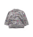 A Grey Zippered Sweatshirts from Chicco in size 0-3M for girl. (Back View)