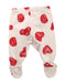 A Red Sweatpants from Chicco in size 0-3M for girl. (Front View)