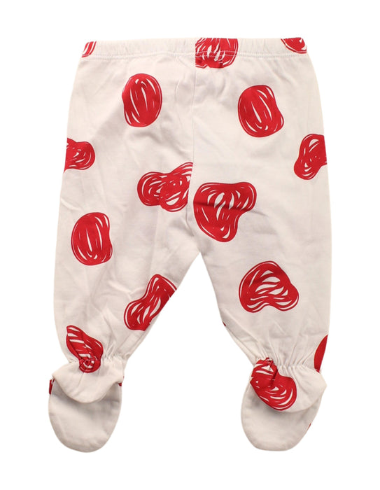 A Red Sweatpants from Chicco in size 0-3M for girl. (Back View)