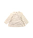 A White Long Sleeve Dresses from Chicco in size 0-3M for girl. (Back View)