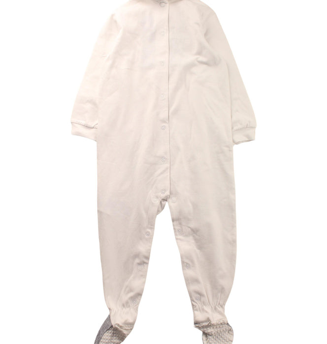 A White Onesies from Chicco in size 6-12M for boy. (Back View)