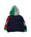 A Blue Zippered Sweatshirts from Chicco in size 0-3M for boy. (Back View)