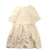 A White Short Sleeve Dresses from Petit Bateau in size 8Y for girl. (Front View)