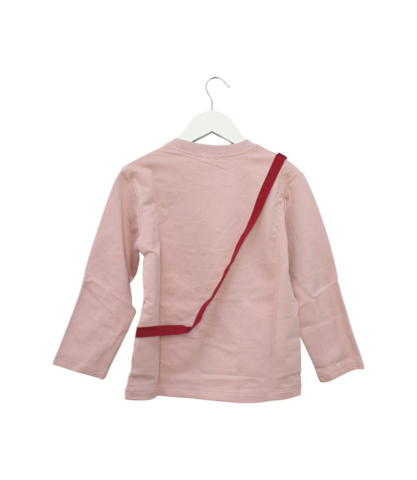 A Pink Crewneck Sweatshirts from Felix & Mina in size 4T for girl. (Back View)