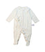 A White Onesies from Natures Purest in size 3-6M for neutral. (Front View)