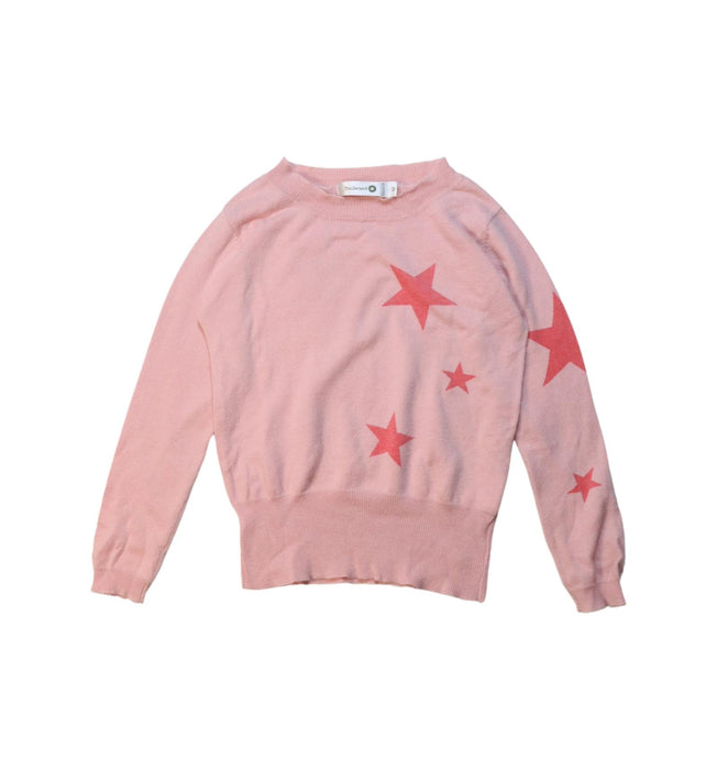 A Pink Knit Sweaters from Troizenfants in size 3T for girl. (Front View)