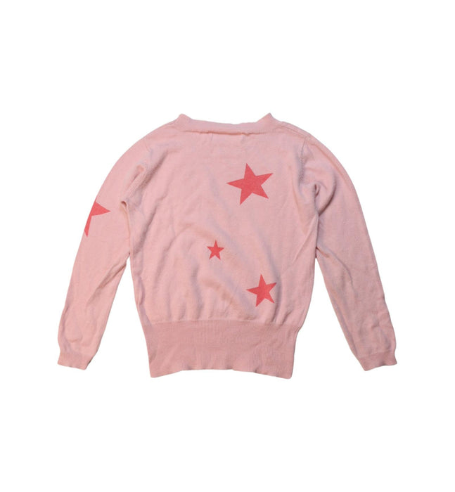 A Pink Knit Sweaters from Troizenfants in size 3T for girl. (Back View)