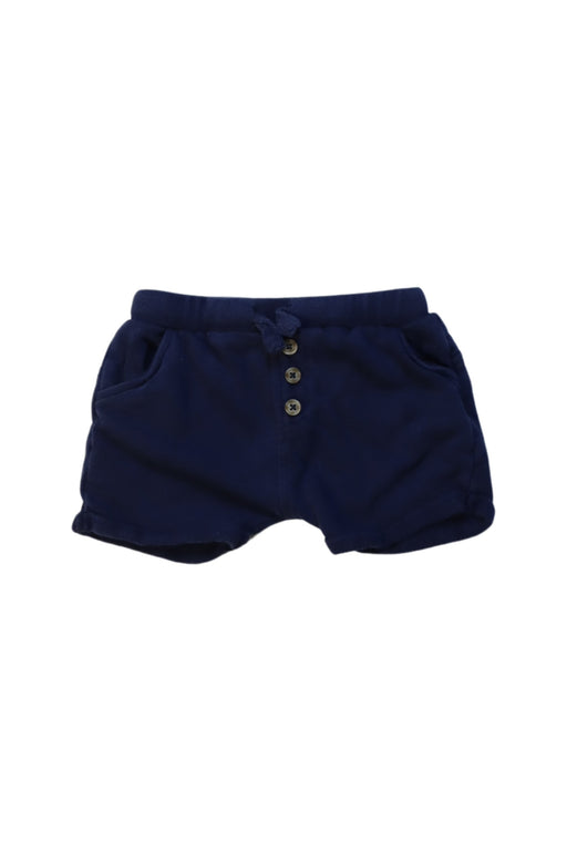 A Navy Shorts from Seed in size 12-18M for boy. (Front View)