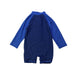 A Blue Swimsuits from Seed in size 12-18M for boy. (Back View)