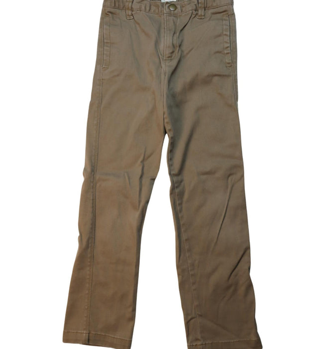 A Brown Casual Pants from Hatley in size 7Y for boy. (Front View)