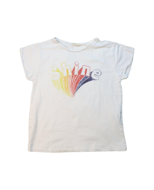A White Short Sleeve T Shirts from Hundred Pieces in size 8Y for girl. (Front View)