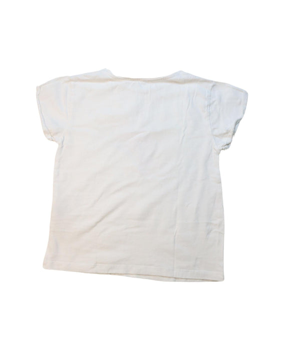 A White Short Sleeve T Shirts from Hundred Pieces in size 8Y for girl. (Back View)