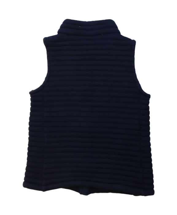 A Navy Outerwear Vests from Petit Bateau in size 8Y for boy. (Back View)