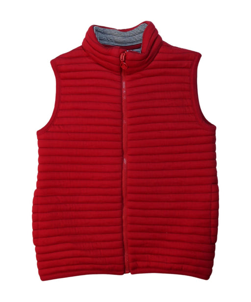 A Red Outerwear Vests from Petit Bateau in size 6T for neutral. (Front View)