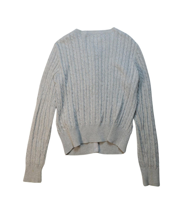 A Grey Cardigans from Polo Ralph Lauren in size 7Y for girl. (Back View)