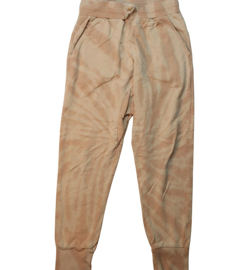 A Beige Sweatpants from Seed in size 7Y for girl. (Front View)