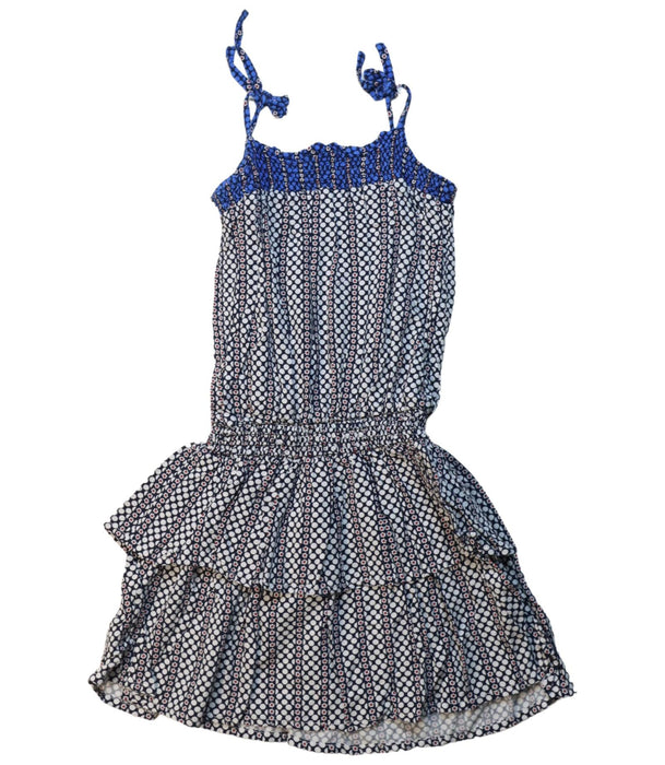 A Multicolour Sleeveless Dresses from Seed in size 3T for girl. (Back View)