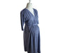 A Blue Long Sleeve Dresses from Mayarya in size S for maternity. (Front View)