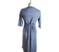 A Blue Long Sleeve Dresses from Mayarya in size S for maternity. (Back View)