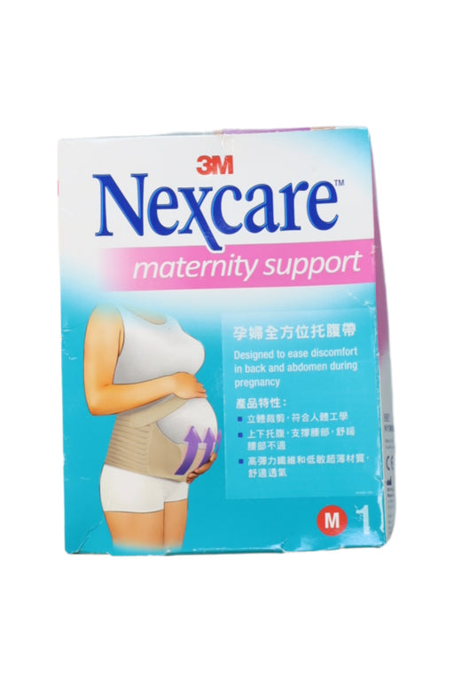 A Brown Maternity Support from Nexcare in size M for maternity. (Front View)