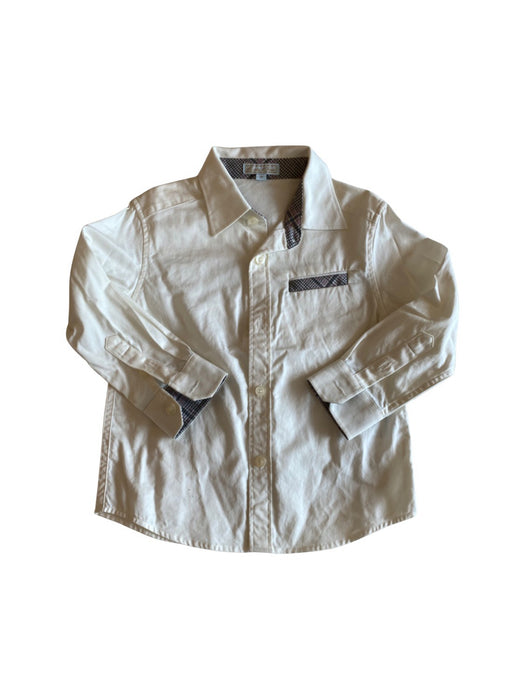 A White Long Sleeve Shirts from Nicholas & Bears in size 3T for boy. (Front View)