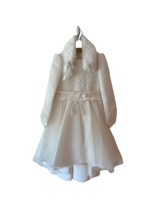 A White Long Sleeve Dresses from Nicholas & Bears in size 6T for girl. (Front View)