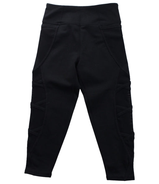 A Black Leggings from Zella in size 7Y for girl. (Front View)