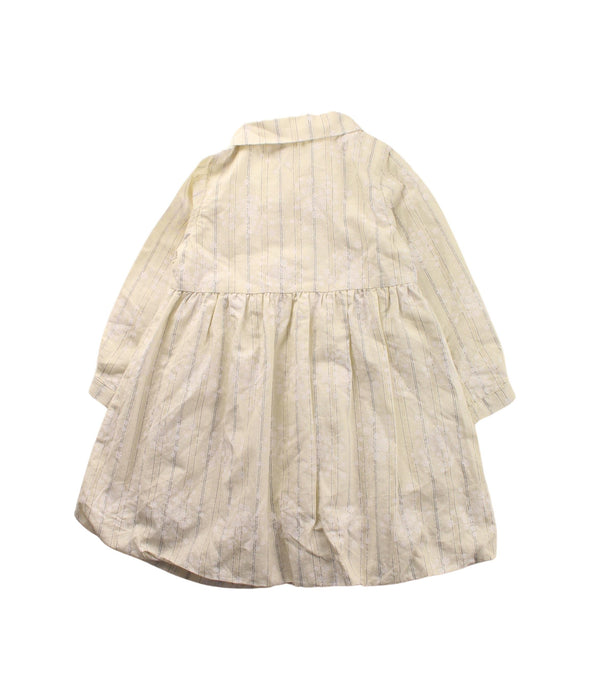 A Ivory Long Sleeve Dresses from Chloe in size 12-18M for girl. (Back View)