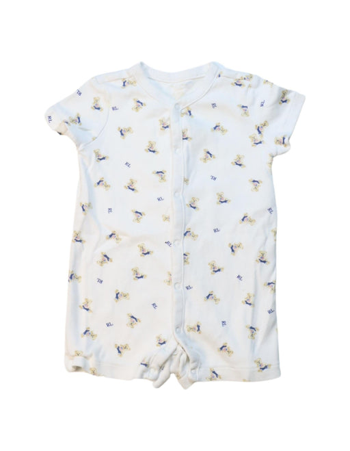 A Multicolour Short Sleeve Rompers from Ralph Lauren in size 0-3M for neutral. (Front View)