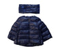 A Navy Puffer/Quilted Jackets from Nicholas & Bears in size 6T for boy. (Front View)