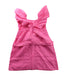 A Pink Sleeveless Dresses from Rose et Théo in size 4T for girl. (Back View)