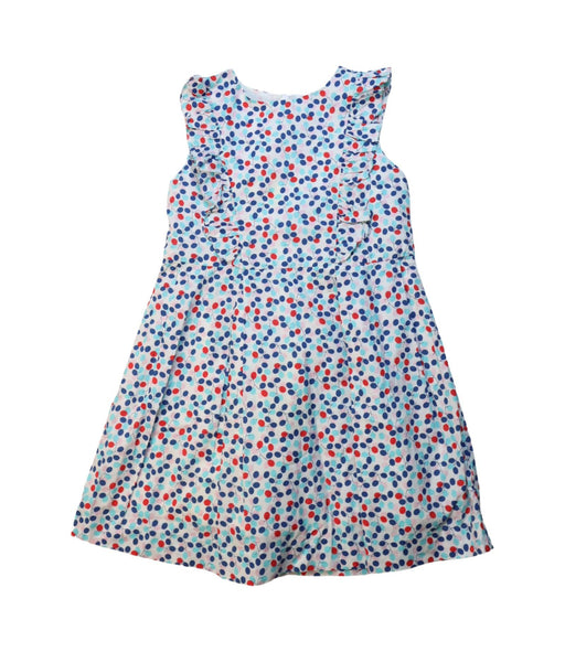 A Multicolour Sleeveless Dresses from Jacadi in size 6T for girl. (Front View)