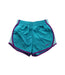 A Teal Shorts from Nike in size 5T for girl. (Front View)