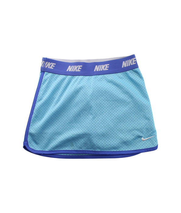 A Blue Skorts from Nike in size 5T for girl. (Front View)