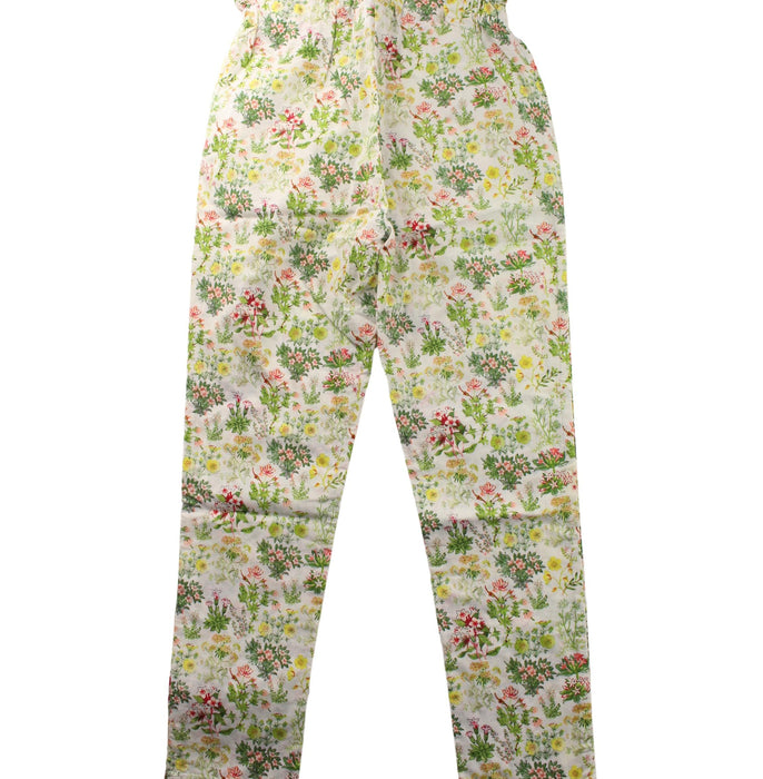 A Green Casual Pants from Excuse My French in size 8Y for girl. (Back View)