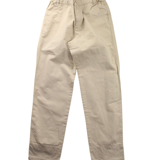 A Beige Casual Pants from Gingersnaps in size 8Y for girl. (Front View)