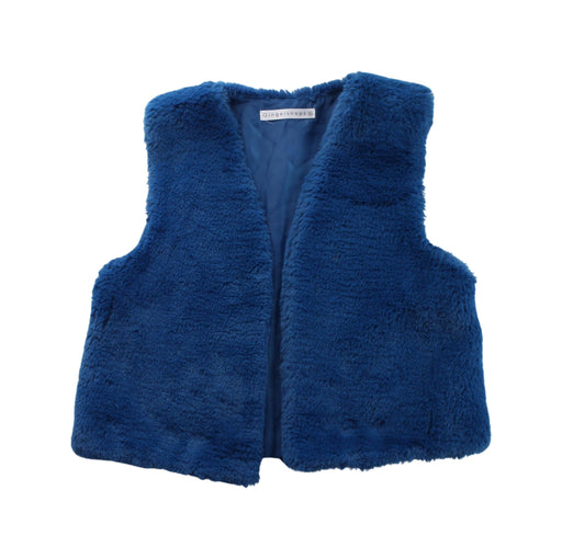 A Blue Dress Up Vests from Gingersnaps in size 8Y for girl. (Front View)