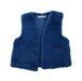 A Blue Dress Up Vests from Gingersnaps in size 8Y for girl. (Front View)