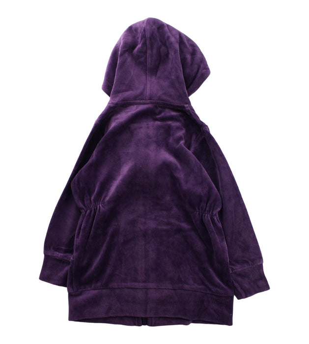 A Purple Zippered Sweatshirts from ELLE in size 2T for girl. (Back View)