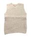 A Beige Sweater Vests from Bonpoint in size 8Y for girl. (Front View)