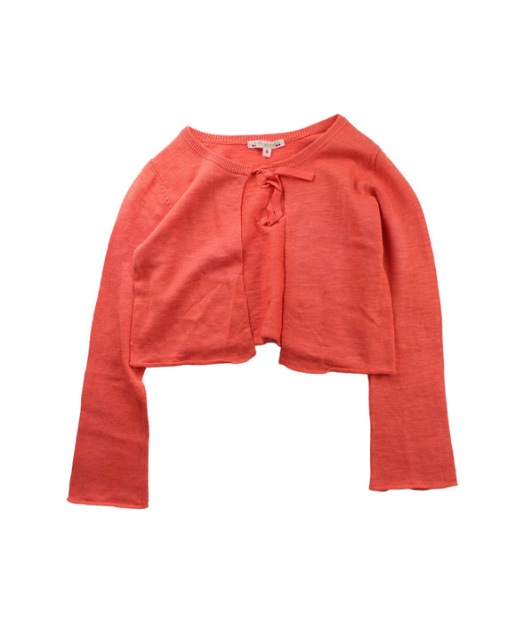 A Orange Cardigans from Bonpoint in size 8Y for girl. (Front View)